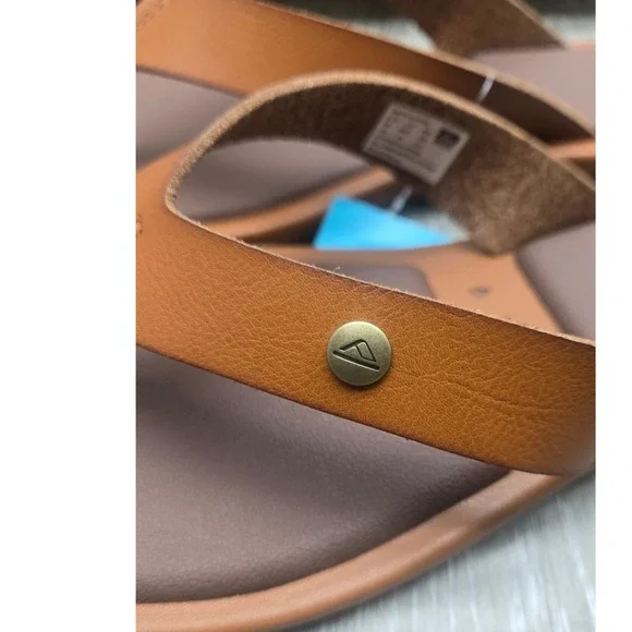 Reef Brown and Tan Women's Sandals - Picture 3 of 9